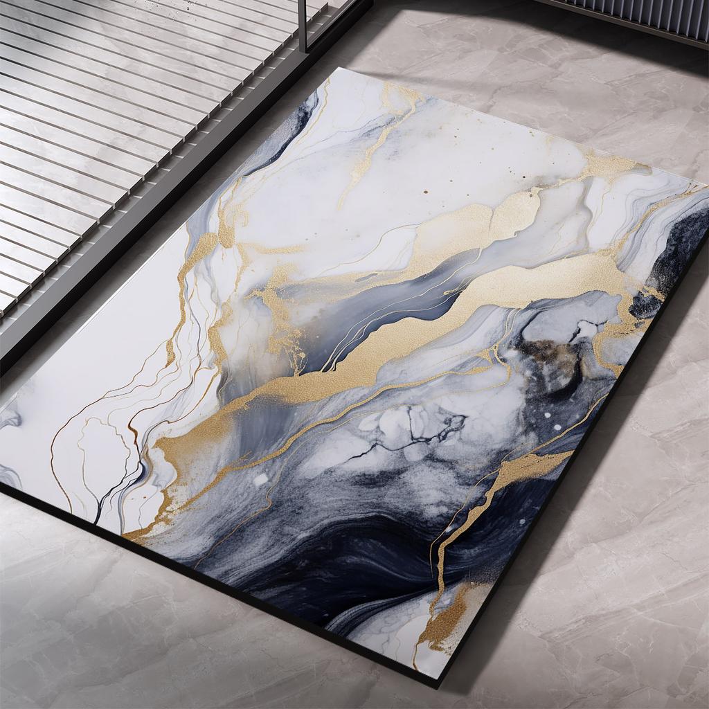 Diatomite Bathroom Carpet Foot Mat Quick Dry Bath Mats Non-slip Shower Rug Toilet Pad Doormat Washable