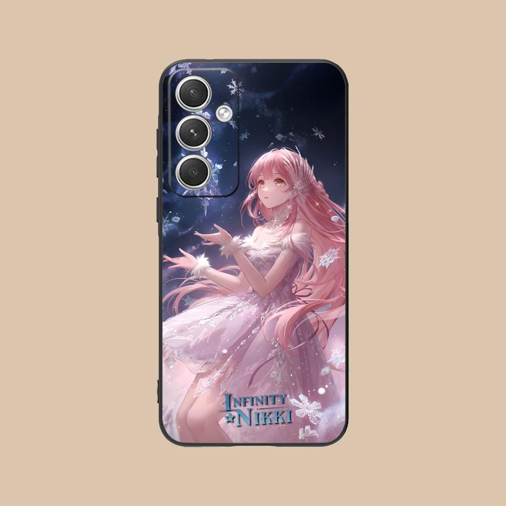 Чехол для смартфона Infinity Nikki для Samsung Galaxy S24 S23 S22 S21 S20 S10 S9 Plus FE Ultra Lite Черный