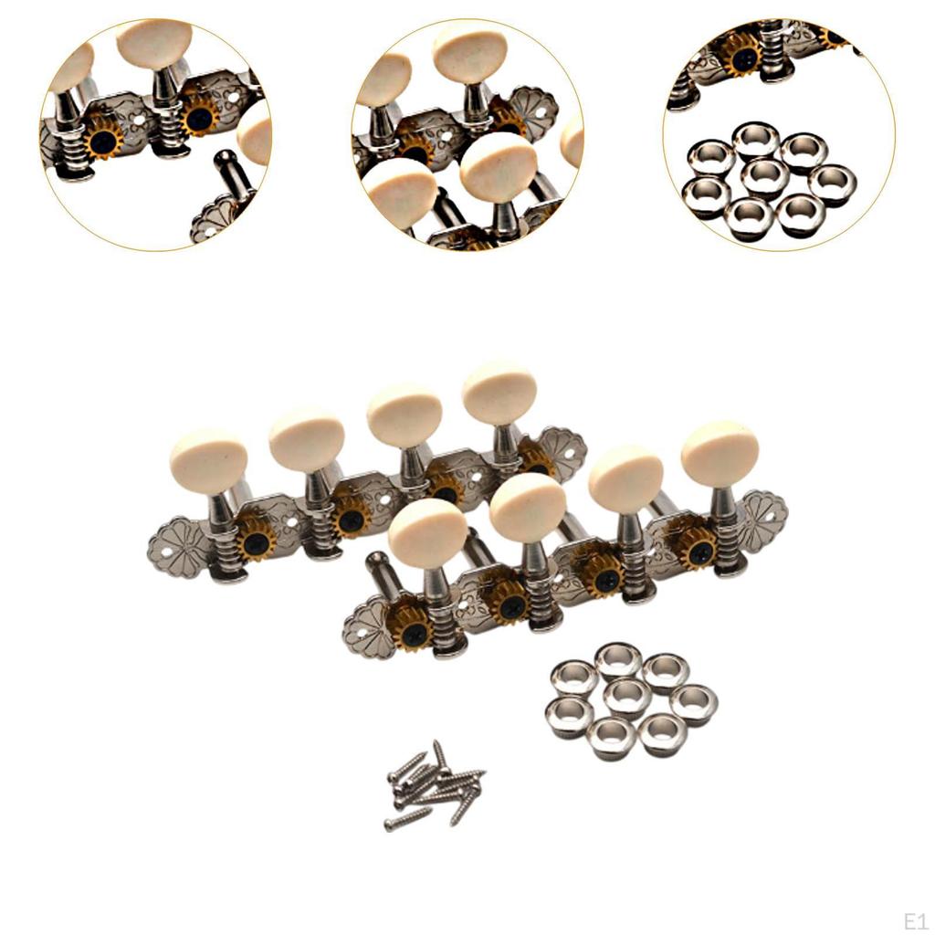 Колки для настройки гитары, мандолины, профессиональные, простая установка, детали музыкальных инструментов для