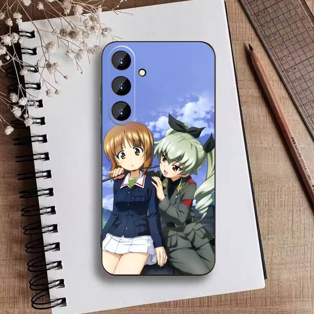 G-GIRLS U-Und P-PANZER Чехол для телефона Samsung Galaxy A73,21,22,32,71,53,52,51,80,5G Мягкий черный чехол