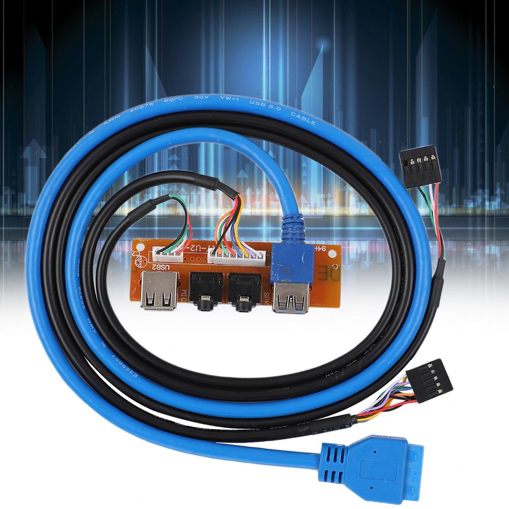 Computer Chassis Case Front Panel O Interface Panel USB3.02.0 with Cable