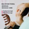 Большая расческа для массажа зубов, терапия головы, меридианная расческа, 7-зубцовое устройство для скребка для головы и успокоения мышц, пластик для проработки меридианов
