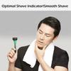 Ручная бритва с 5 сменными лезвиями, 7 слоев лезвий из нержавеющей стали, резиновая ручка, для мужчин и женщин, триммер для удаления волос и бороды, инструмент для бритья