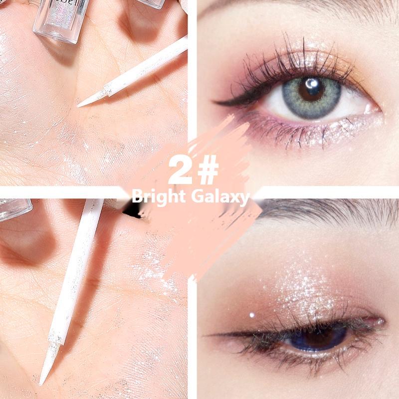 High Light Liquid Eyeshadow Wholesale Flash Waterproof Anti-perspirant Sleeper Silkworm Ultra Shiny Piece Brightening Eyeshadow Makeup Student Makeup