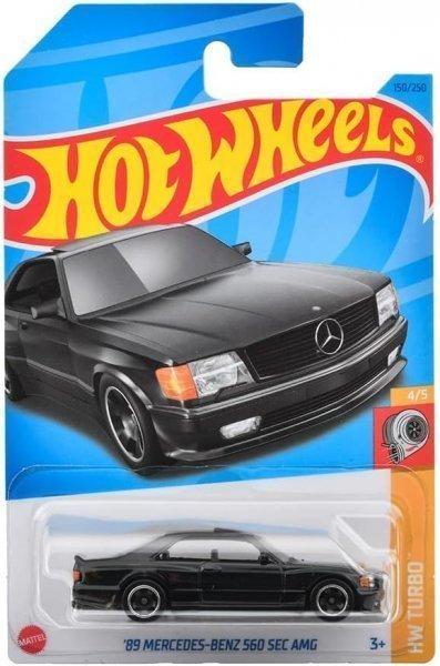 Hot Wheels Базовая модель автомобиля 560 SEC AMG Горячая '89 Mercedes-Benz HNK15