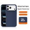 Магнитный чехол из ткани Tech Cloth для iPhone 15/16/17 Pro Max с защитой кнопки камеры.