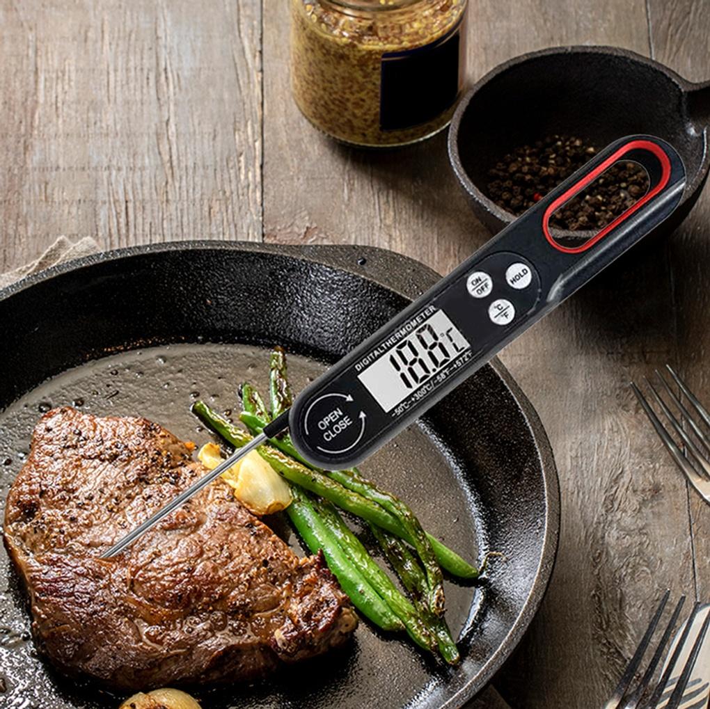 LifeCook Folding Probe Thermometer Digital Cooking Thermometer