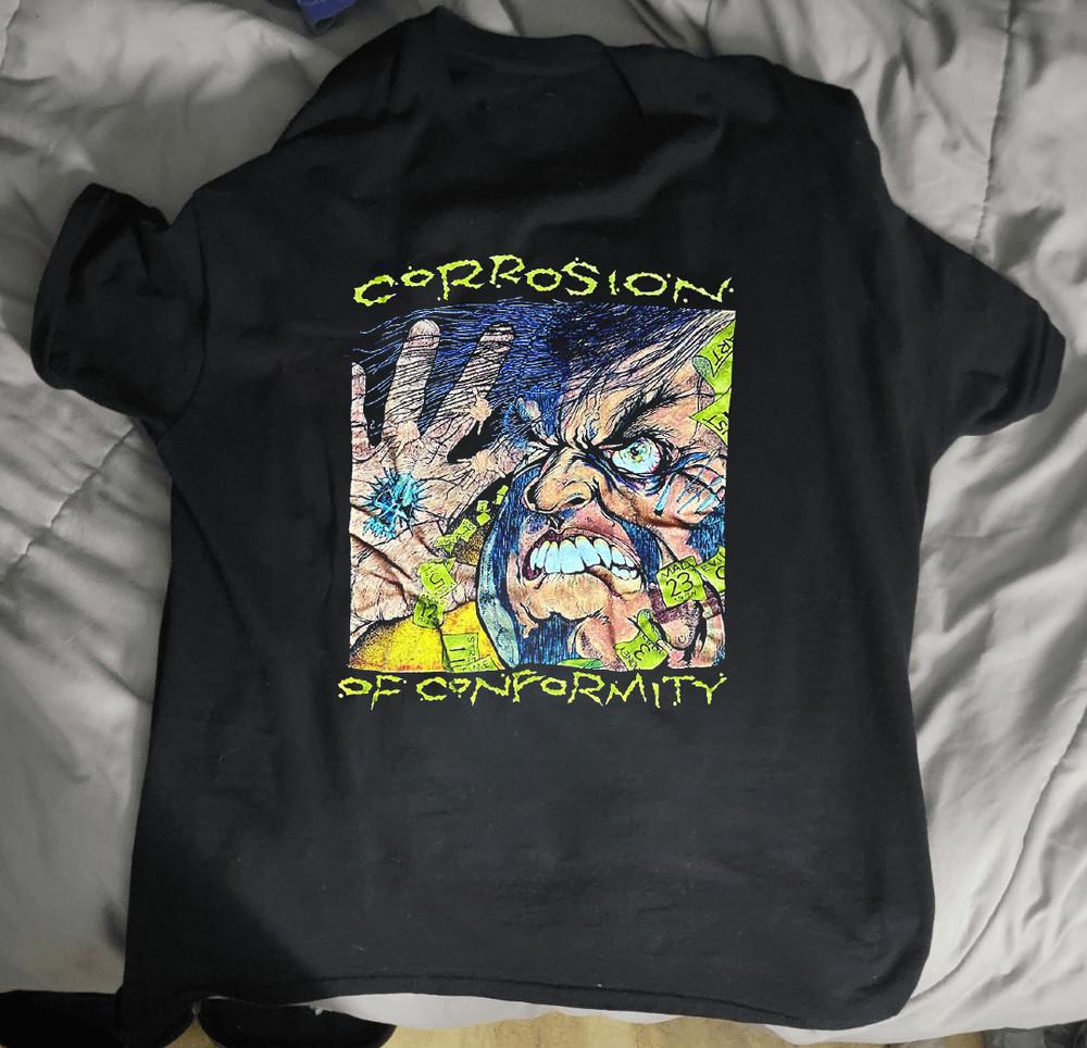 Горячая Редкая Футболка Corrosion Of Conformity Animosity Черная S5XL HL078 Унисекс Футболка