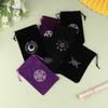 1Pc Velvet Tarots Oracle Cards Storage Bag Runes Constellation Witch Divination Accessories Jewelry Dice Bag Drawstring Pouch