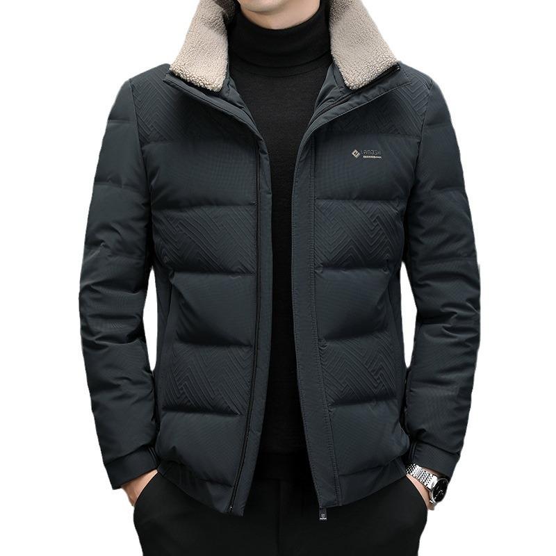 Winter Thickened Down Jacket Men's New Casual Short Warm Men's Jacket