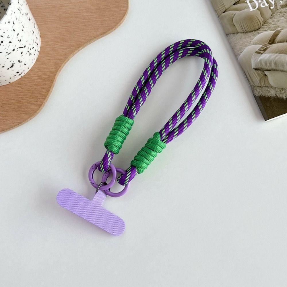 Candy Colors Anti-lost Rope Nylon Phone Wrist Straps Luxury Phone Lanyard  Phone Accessories