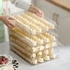 Rectangular Dumpling Cover Plate Large Capacity Dumpling Box Practical Dumpling Tray  for Home