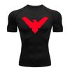 Men Bodybuilding Sport T-shirt Quick Dry Running Shirt Short Sleeve Compression Top Gym T Shirt Men Fitness Tight Rashgard