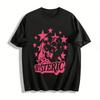 Hysteric Glamour Футболка с принтом Ретро Звезда Уличный стиль Крутая Девушка Свободный Повседневный Топ с коротким рукавом Футболка из чистого хлопка