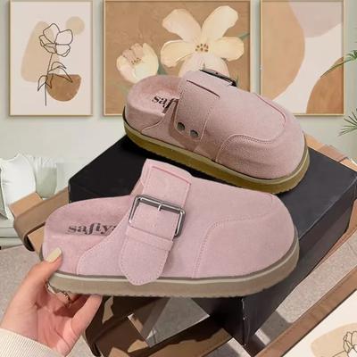 Летние женские мюли тапочки туфли удобные на платформе балетки бостонские сабо сандалии женская мода уличные нескользящие шлепанцы