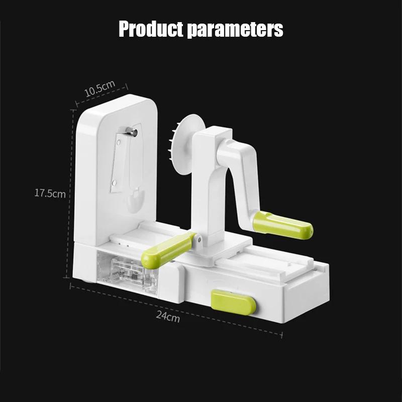 Многофункциональная овощерезка спиралью, кухонные гаджеты, терка, картофель, спиральная ломтерезка, вихрь, фрукты, лапшерезка