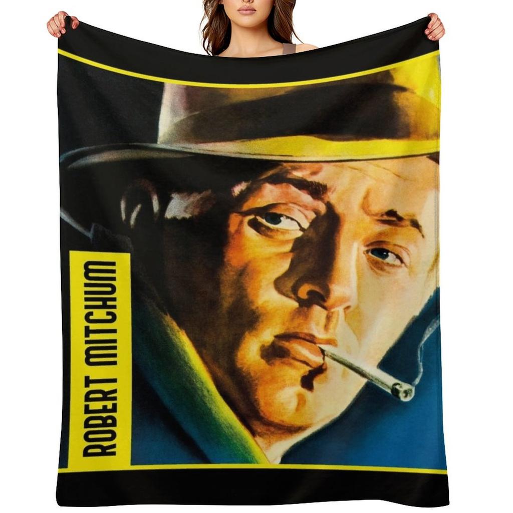Robert Mitchum Throw Blanket For Baby warm winter Large funny gift Blankets