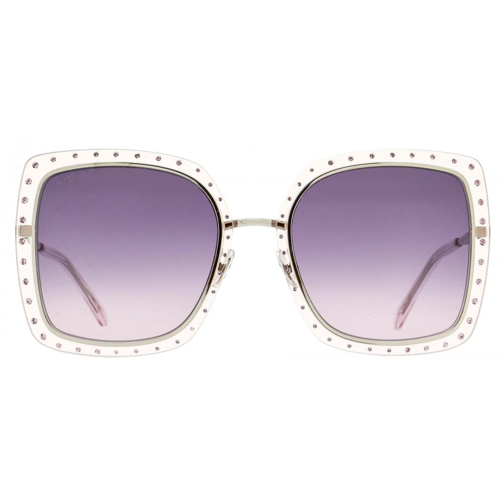 Women S Square SunglaSSeS Dany S ktSf7 Palladium Lilac 56mm ktSf7
