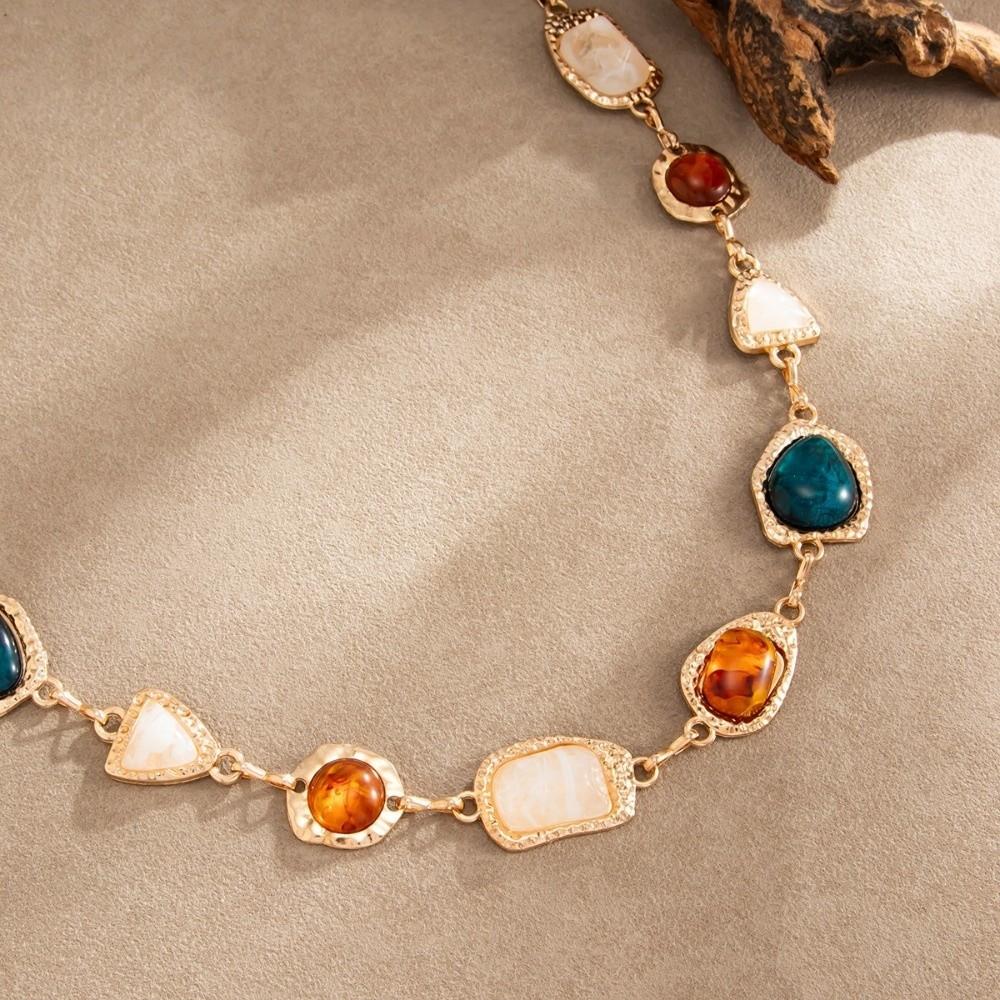 Gold Link Body Chain Color Mix Body Jewelry Fashion Belly Belt Party Event