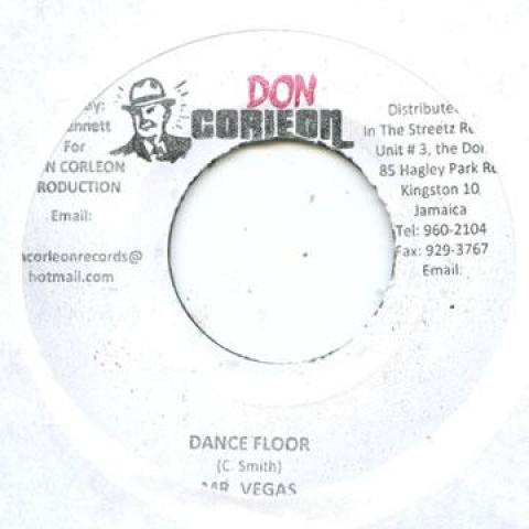 7-дюймовая пластинка MR VEGAS - Dance Floor Don Corleon 2010 Ямайка Регги, Ска и Даб