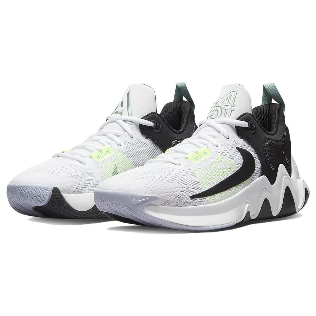 Nike Кроссовки унисекс Giannis Immortality 2 White Black Volt Barely-Volt Grey-Fog DM0825-101