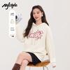 MJ STYLE Women's Hooded Short Sweatshirt