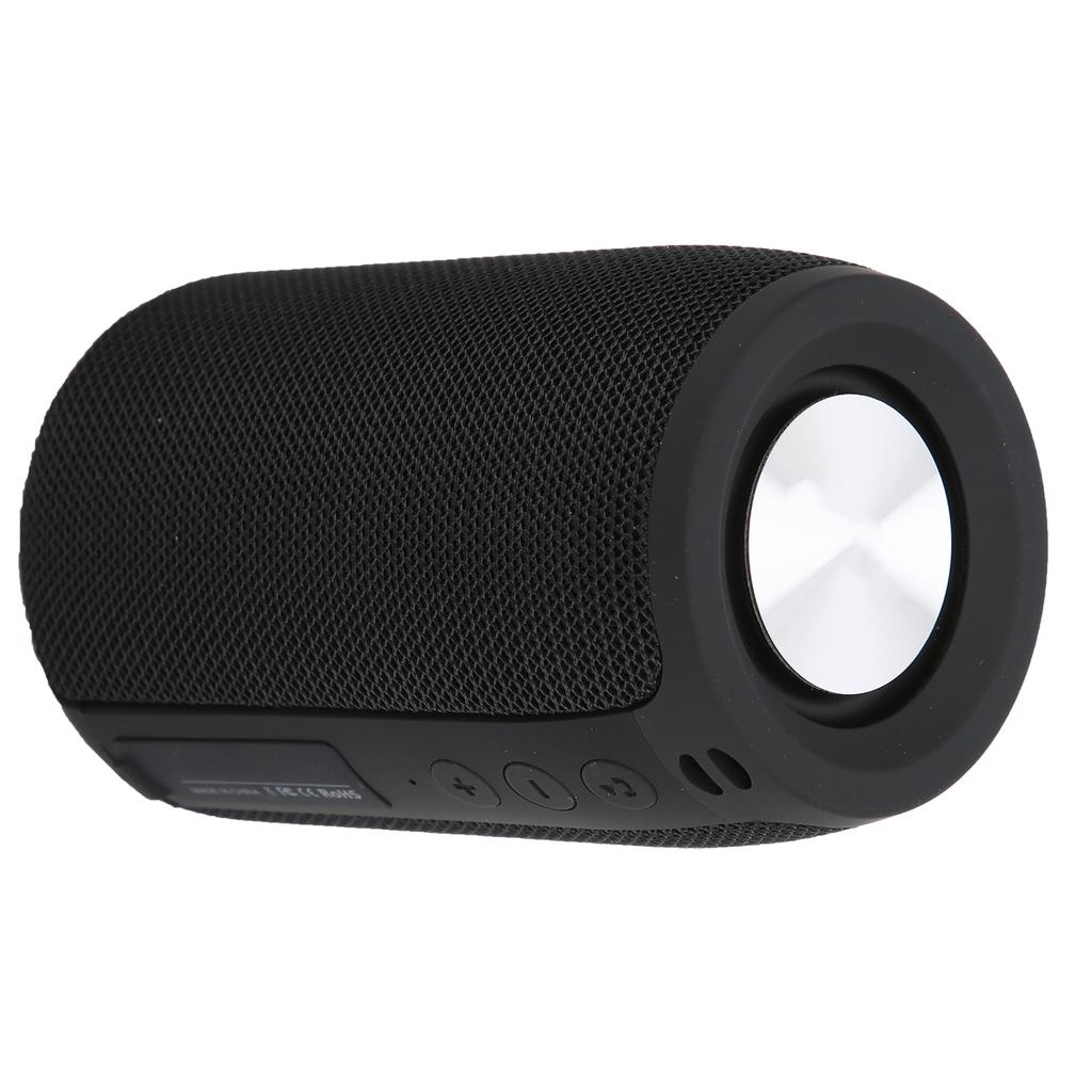 Wireless Bluetooth Speaker Portable Waterproof 2 Horns Stereo Loudspeaker with USB CableBlack