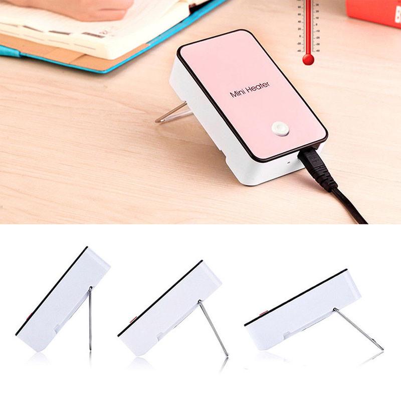 Compact And Elegant Usb Desktop Air Fan Warmer Ideal For Cold Winter Days