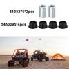 Комплект втулок рычагов подвески 6 шт. для серии RZR/Genera Черный/Серебристый Комплект втулок передних и задних рычагов подвески 5450095,5138276