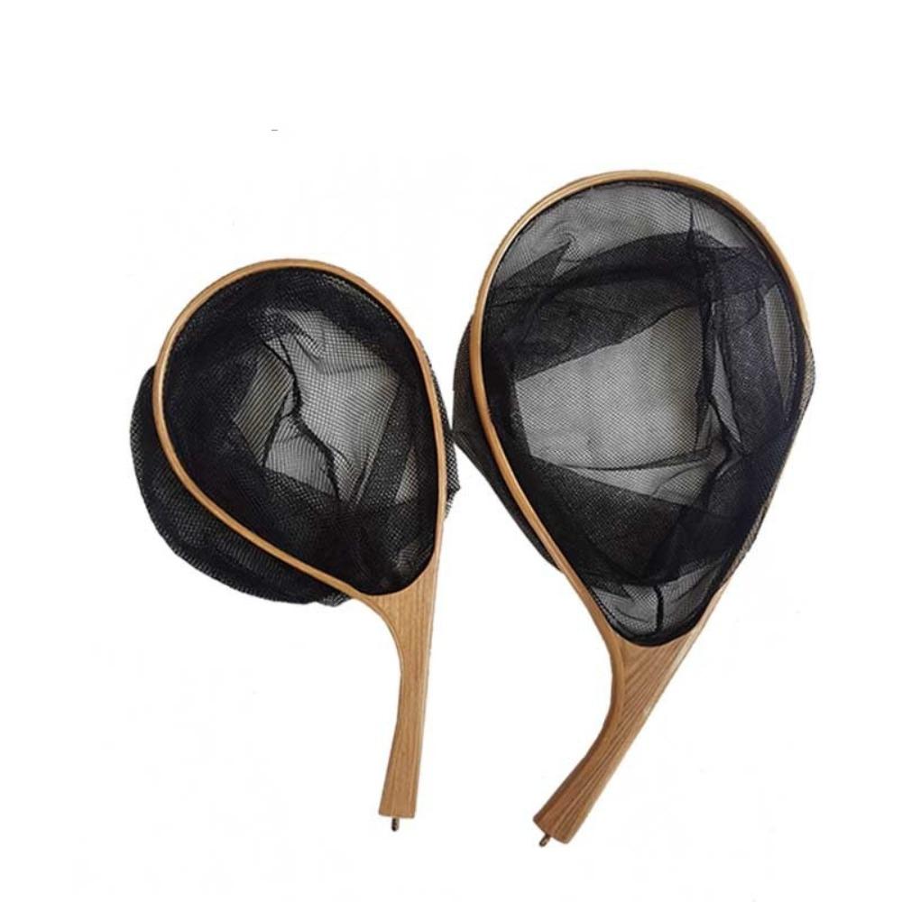 Wooden Handle Trout Net Landing Net Fishing Equipment Trout Fishing Mesh Trout Landing Net