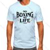 Футболка мужская винтажная с принтом No Boxing No Life Gym, спортивная, 100% хлопок, классические футболки для мужчин и женщин, спортивная одежда, топы