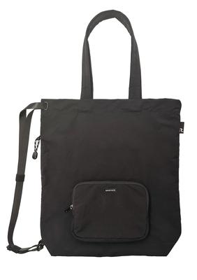 1315 Складной легкий водоотталкивающий рюкзак 3WAY Tote Bag SN CEOROO delta CEOROO 01 Черный [Rootote] Packable-B