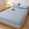 Хлопок, стираный хлопок, хлопковая постель, хлопковая шапочка, матрас, чехол для кровати, фиксированный нескользящий чехол, защитный чехол, полный комплект, пылезащитный чехол