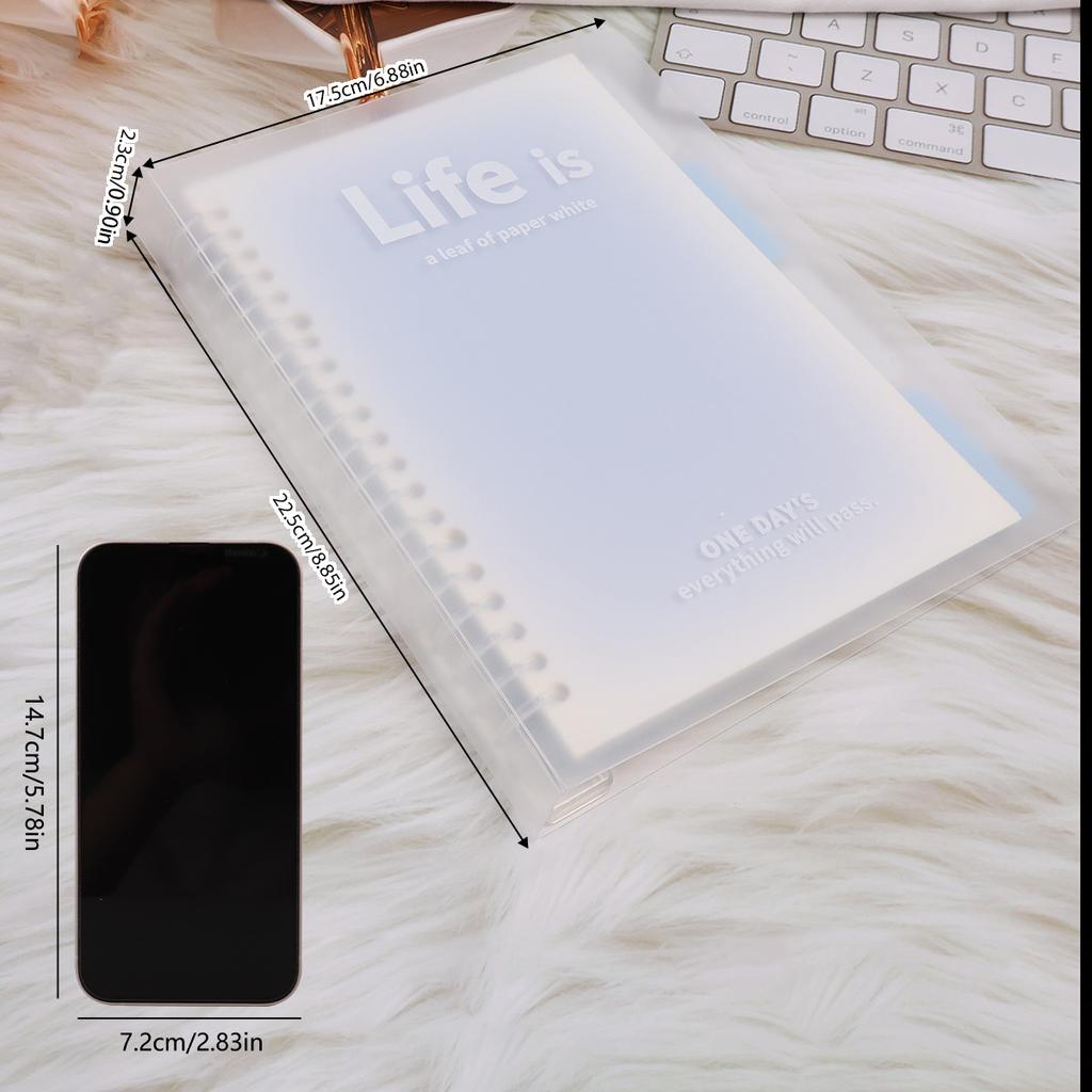 B5/A5 Loose-Leaf Notebook 60 Sheets Binder Lined Book Kawaii Note Set Korean Stationery School Office Supplies Students Writing