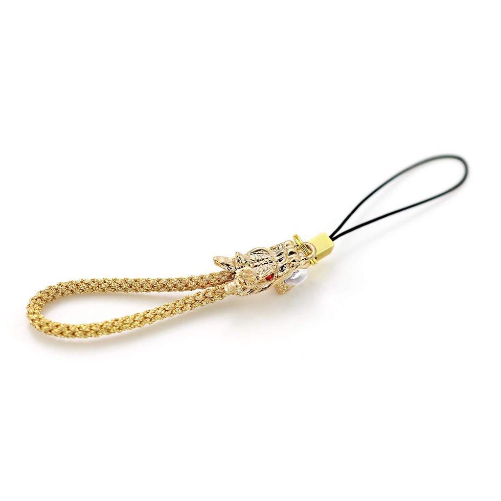 Ремешок Брелок Восходящий Дракон Кристалл Дракона Амулет Восходящего Дракона Набор Золотой и Серебряный [Balzas]