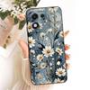 Чехол для Honor X70i X 70i 5G Роскошный Цветок Бант Расписной Чехол-Крышка для HonorX70i ABR-AN00 Силиконовый Корпус Задняя Крышка