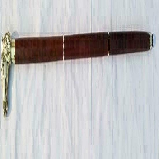 Антикварная латунная винтажная ручка для головы в викторианском стиле, деревянная трость, трость, подарок