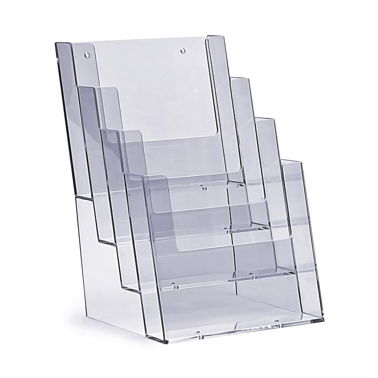 Acrylic desk stand 4xA5