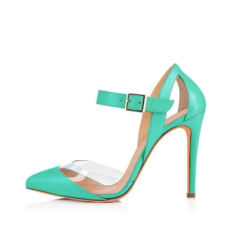 Модные женские туфли на шпильках на высоком каблуке с ремешком на щиколотке, сексуальные босоножки, летняя обувь для вечеринок, свадебная женская обувь