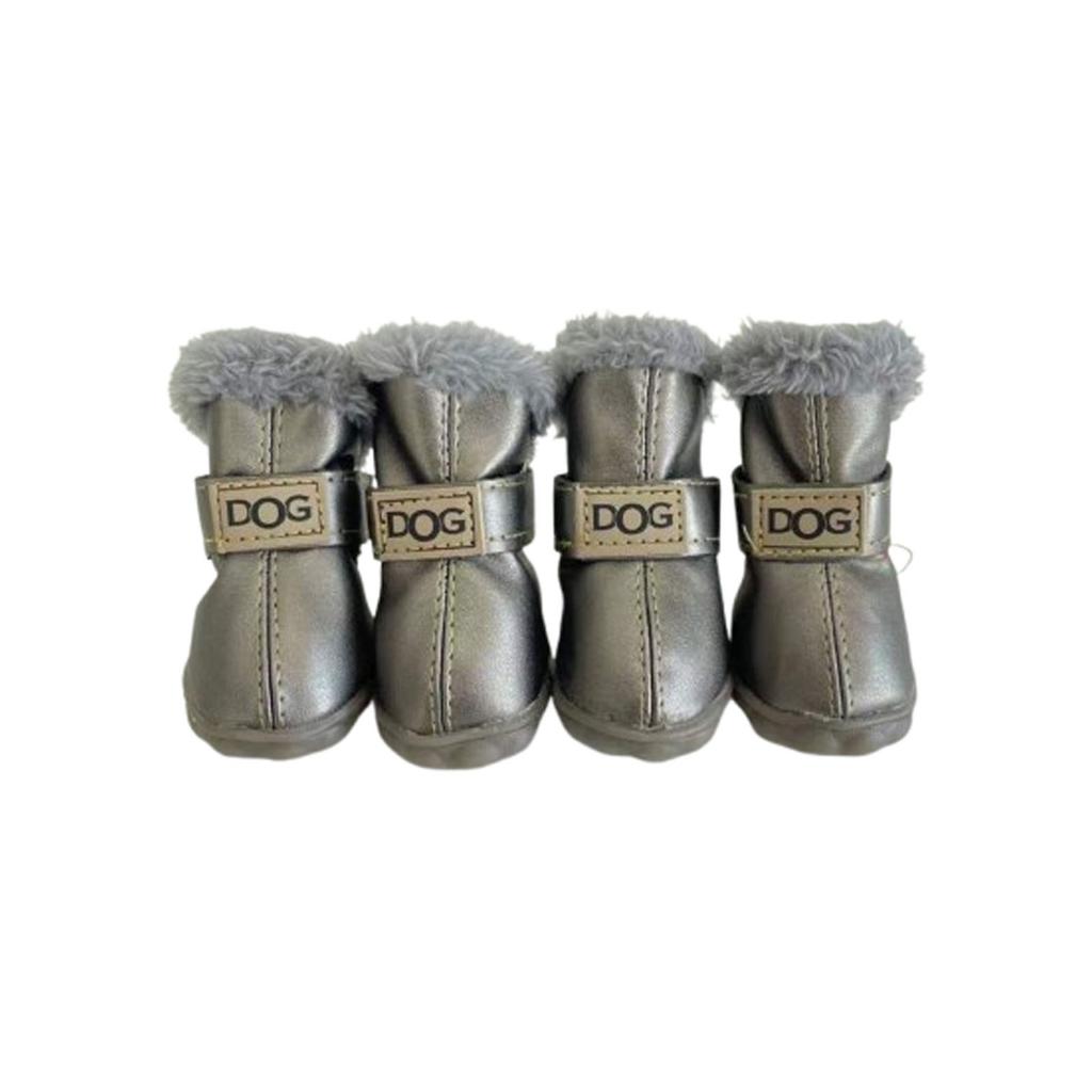 Обувь для собак Обувь из хлопка для домашних животных Зимние сапоги для снега