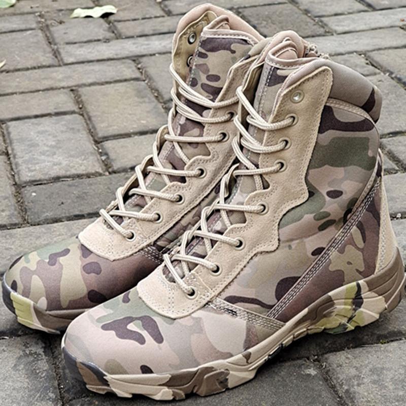 Военные тактические ботинки, мужские желтые камуфляжные ботинки Python, износостойкая рабочая защитная обувь, ботильоны, мужские кроссовки