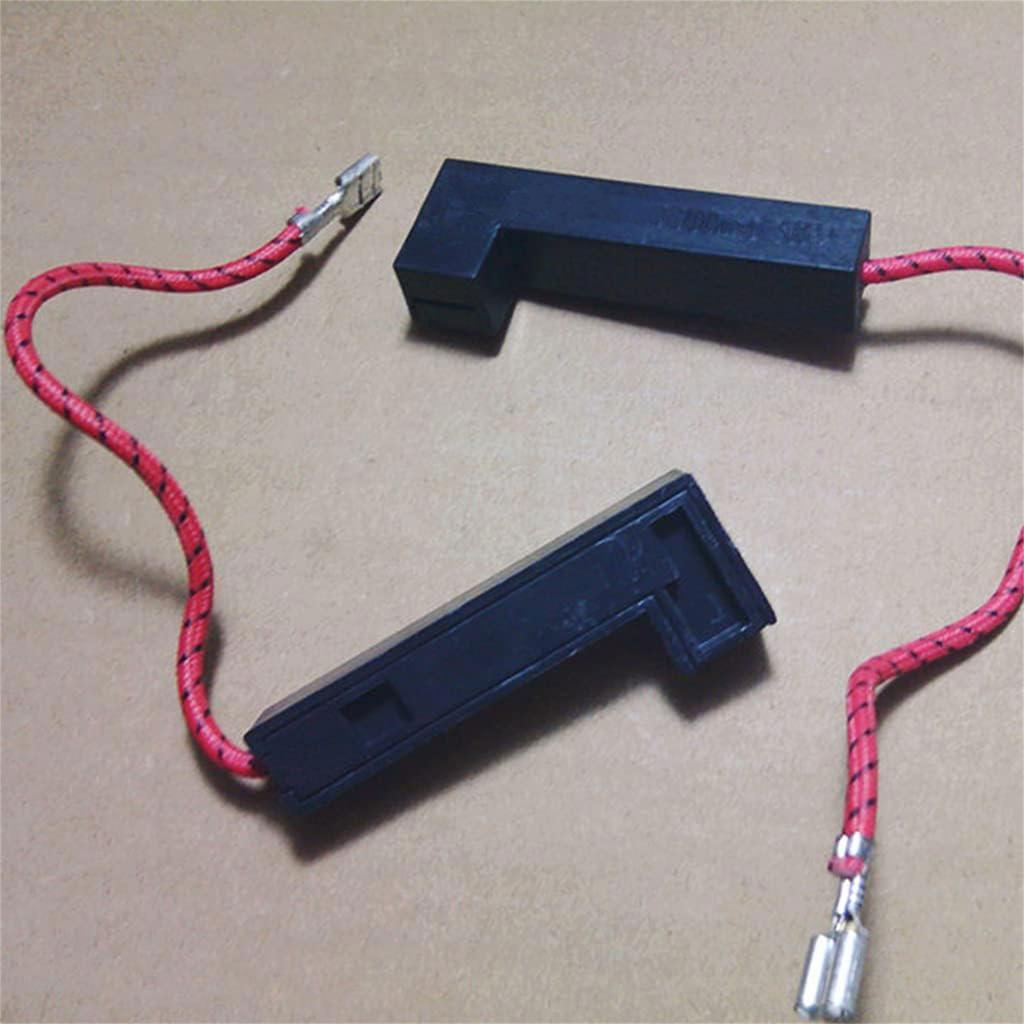 Упаковка из 10 предохранителей для микроволновой печи Страховка для микроволновой печи Аксессуар для микроволновой печи Пластиковая текстура Легко использовать Кабель