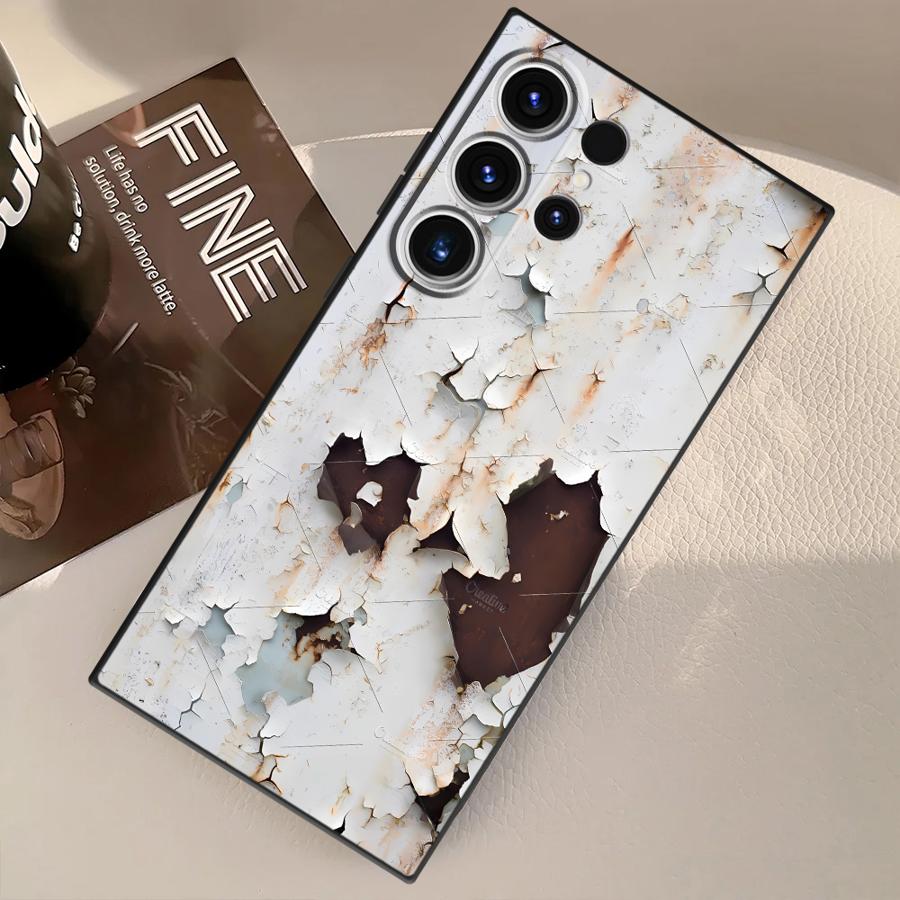 Чехол для Samsung Galaxy S25 Ultra S23 FE S24 Plus S21 S20 S22 S9 Funda Чехол для телефона Ретро Ржавчина