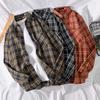 Men's Long-Sleeve Plaid Shirt - Spring/Autumn Hong Kong Style, Trendy Korean Thin Casual Jacket
