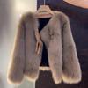 2024 Autumn/Winter Women's Short Korean Style Casual Fur Coat – Versatile & Chic