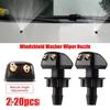 20pcs Universal Front Windshield Washer Wiper Nozzle Sprayer Sprinkler Water Spout Outlet For Toyota Mazda Hyundai Car Accessorie