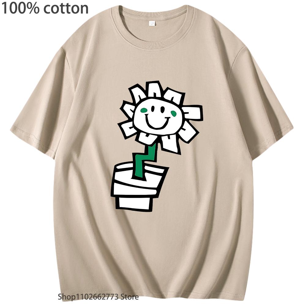 G-green Day Rock Tshirt Kerplunk Flower T-Shirts for Women/Mужчины T Shirt Rock Tees 100% Cotton Summer Clothing Unisex Y2k