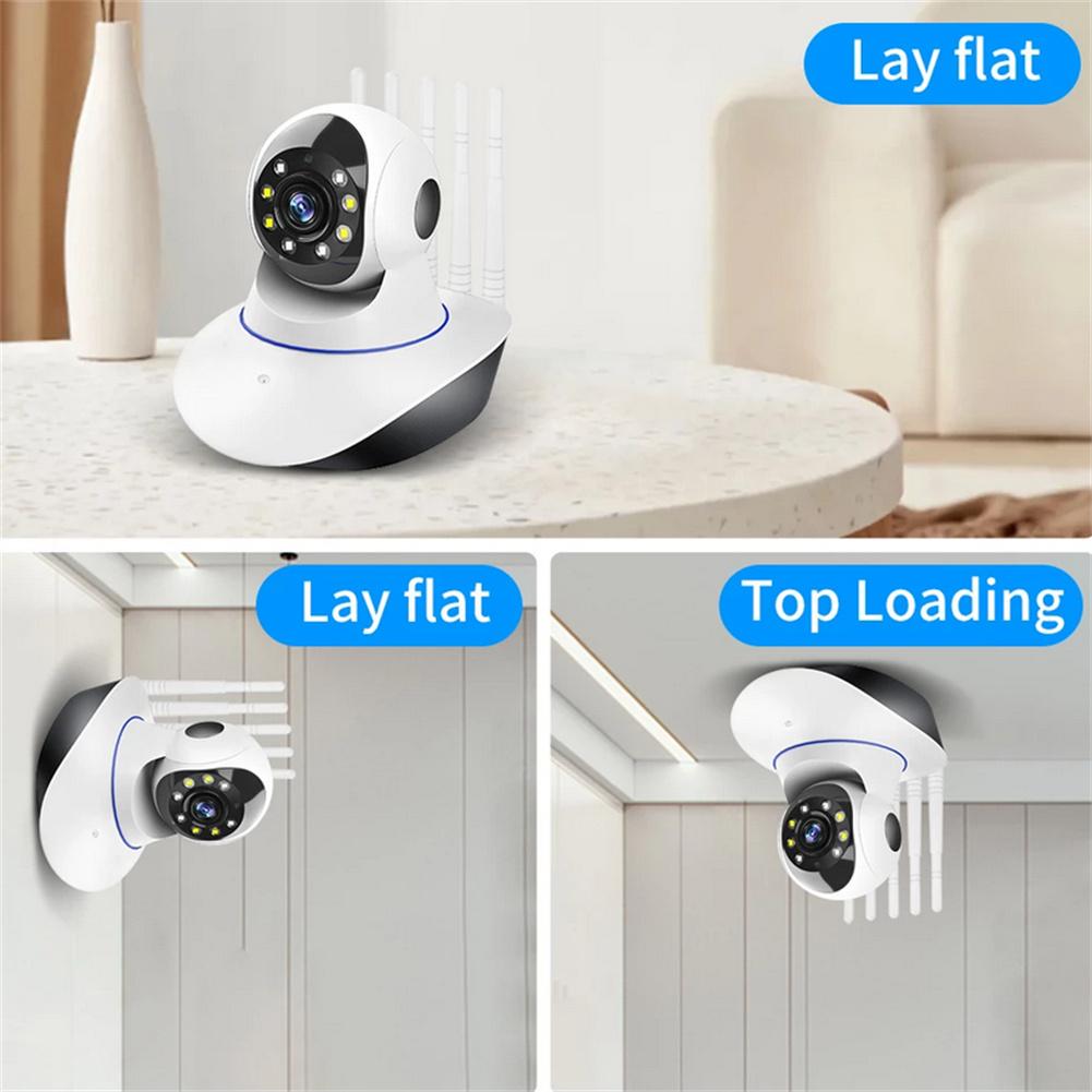 Hd 5MP Беспроводная IP-камера CCTV 2,4G Wi-Fi Видеокамера Камера видеонаблюдения Smart Auto Tracking Радионяня