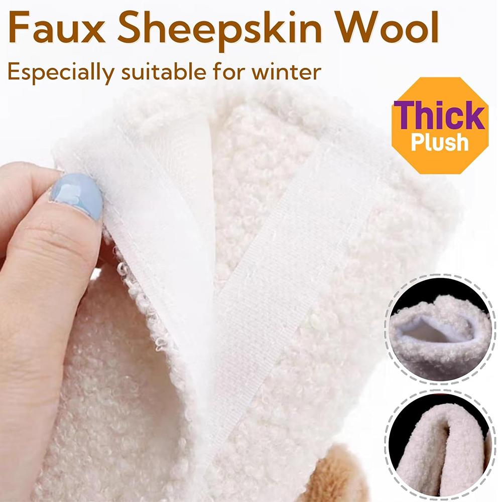 2 шт. Накладка на ремень безопасности Зимняя плюшевая мягкая накладка на ремень безопасности, стиль панды