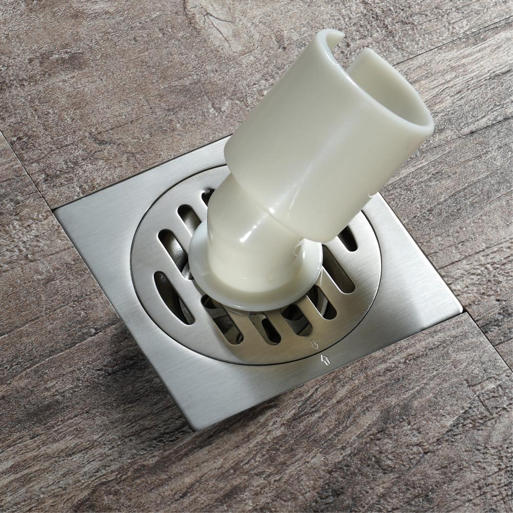 Stainless Steel Washing Machine Floor Drain Bathroom Anti Odor Shower Floor Drain